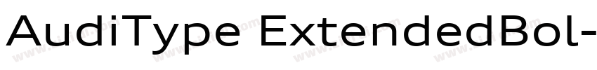 AudiType ExtendedBol字体转换